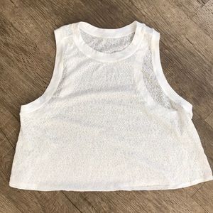 hint of sheer cropped tank lululemon